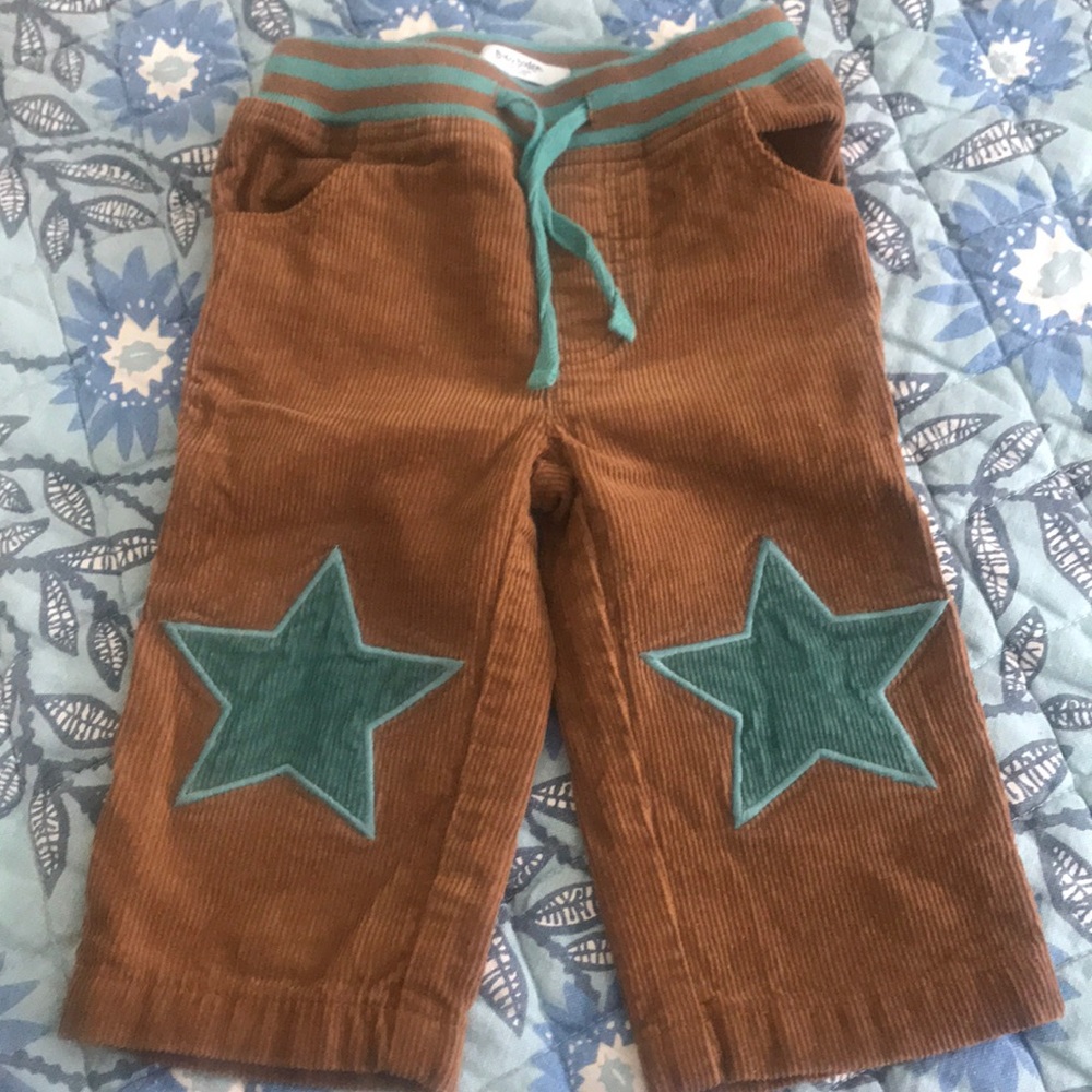 Brown corduroy star pants